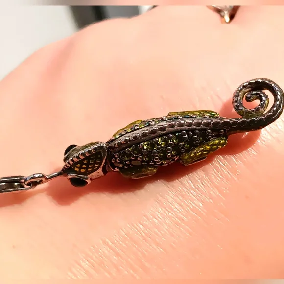 Thomas Sabo Chameleon Large Pendant Sterling Silver Cubic Zirconia
